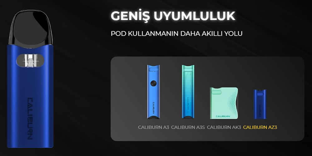 Uwell Caliburn AZ3 A3 Kartuş Uyumluluk